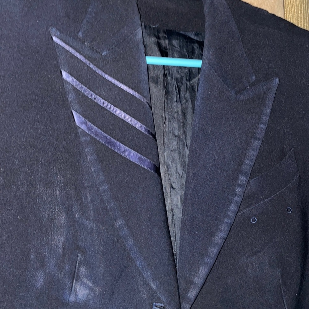 Navy blue blazer jacket